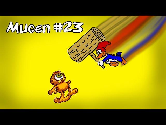 Mugen #23: Garfield vs Woody Woodpecker