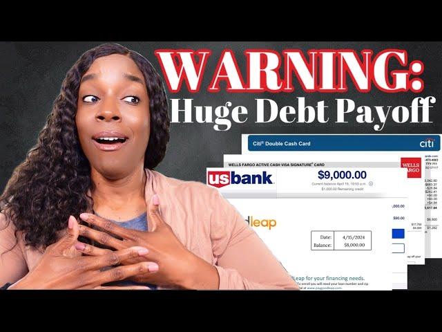 My Huge Credit Card Debt Payoff | Low Income Debt Free Journey Finale