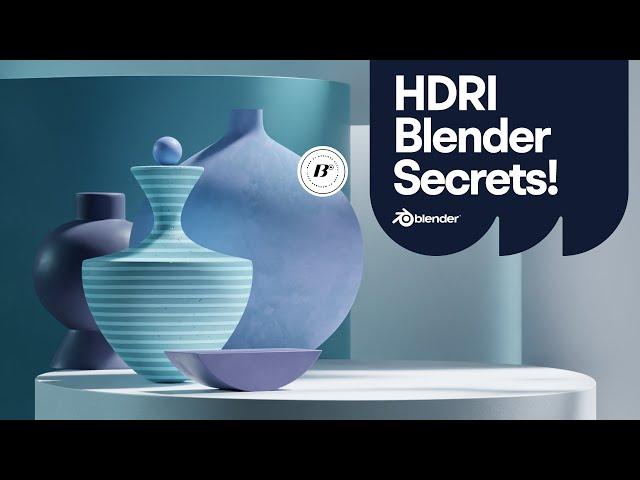 Blender HDRI lighting tutorial (with secrets)