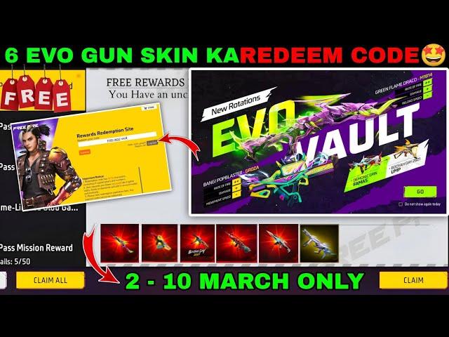 FREE FIRE REDEEM CODE TODAY 4 MARCH REDEEM CODE FREE FIRE | FF REDEEM CODE TODAY 4 MARCH