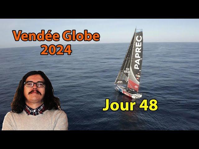 Vendée Globe 2024-2025 : Jour 48 (Crémer, Bestaven, Amédéo, Richomme, Ruyant...)