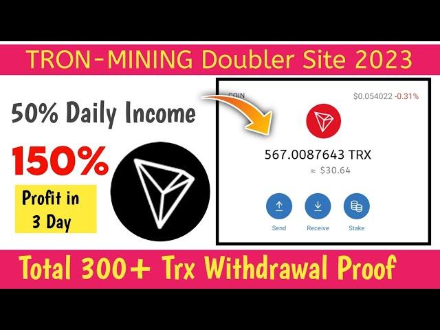 300+ Trx Payment Proofs | 150% Profit in 3 Days | Pathan Crypto