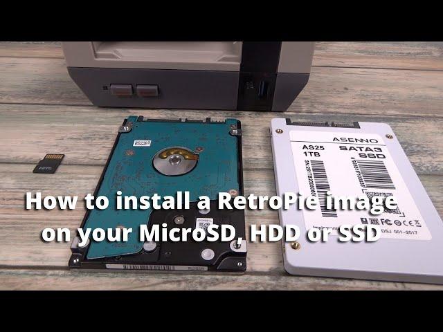 How to install a RetroPie image to your MicroSD, HDD or SSD for your Raspberry Pi 4