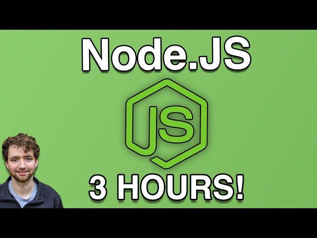 Node.JS Full Course (THREE HOUR All-in-One Tutorial for Beginners)