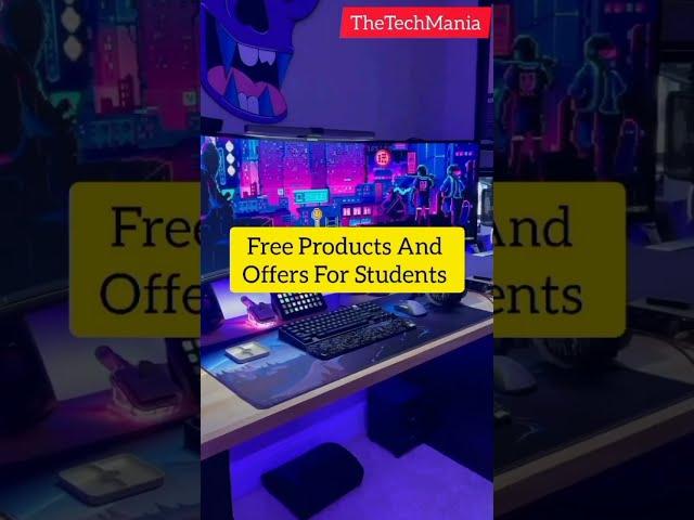 Top 5 free products and offers for students #shorts