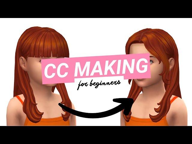 How to make HAIRSTYLES for THE SIMS 4 | Tutorial