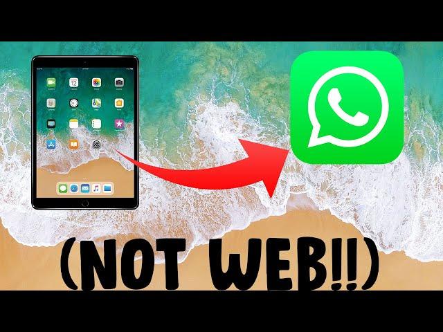 (JAILBREAK) How To Install Whatsapp On Ipad (Not Web Version)