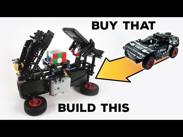 Can a LEGO Technic Car Solve a Rubik’s Cube?