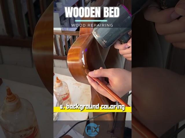 How to #DiY Damaged WOODEN FURNITURE RESTORATION | damaged wood | wood repairs | wooden furniture