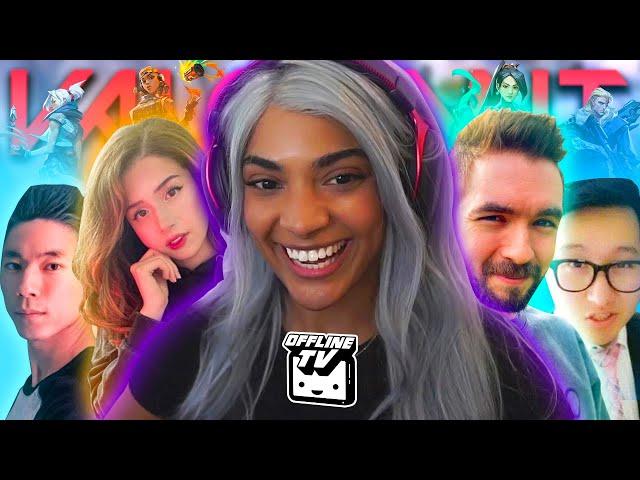 PLAYING IN THE OFFLINETV CHARITY TOURNAMENT | Valorant | Ft. Jacksepticeye & friends