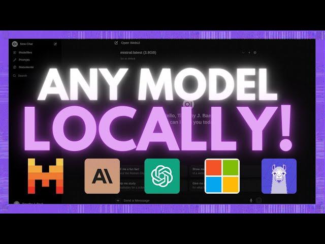 How To Install Any LLM Locally! Open WebUI (Ollama) - SUPER EASY!