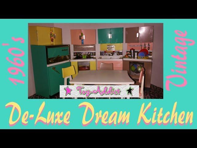 Vintage 60's DeLuxe Dream Kitchen Unboxing & Set Up FUN! ~ Toy-Addict