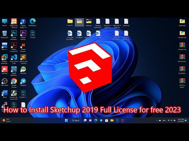 How to Install Sketchup 2019