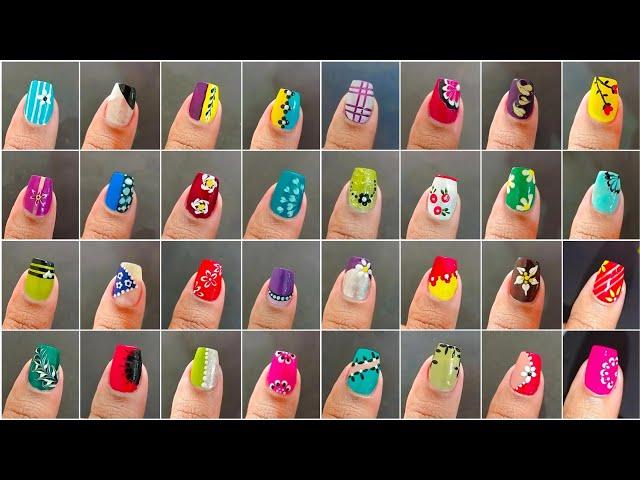 40 + Easy  Nailart designs for beginners|| Nailart designs at home || Nailart designs 2025