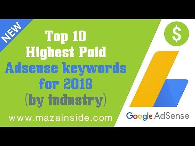 Top 10 High Paying Keywords With CPC And Search Volume