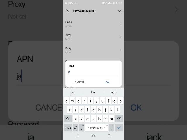 Best Jazz 4G APN settings for android 2024