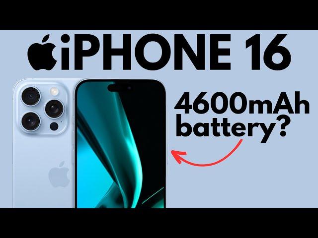 iPhone 16 - BATTERY CAPACITIES LEAKED 