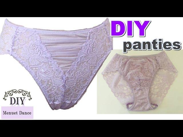 DIY Underwear【ショーツの作り方】チュールネットとストレッチレース で手作りショーツを作りました。How to make Panties