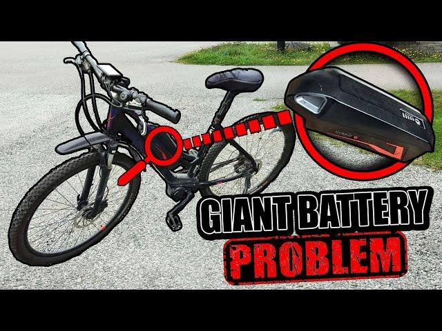 Giant problem with Giant e-bike battery, Giant sähköpyörän akkuongelma