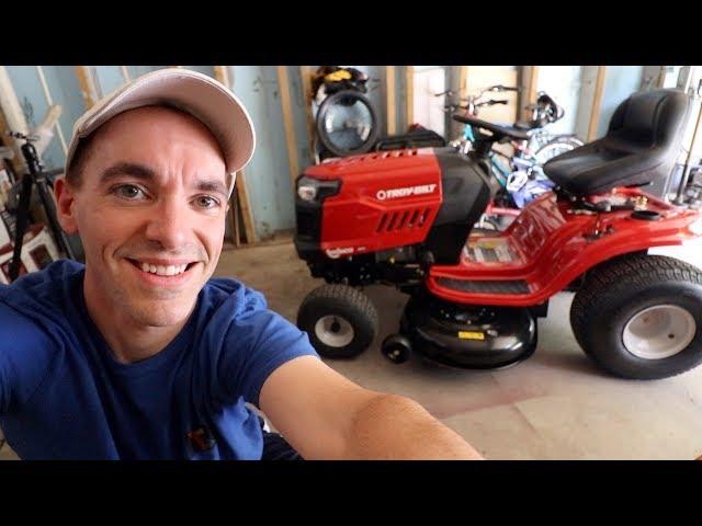 I BOUGHT MY FIRST RIDING MOWER!