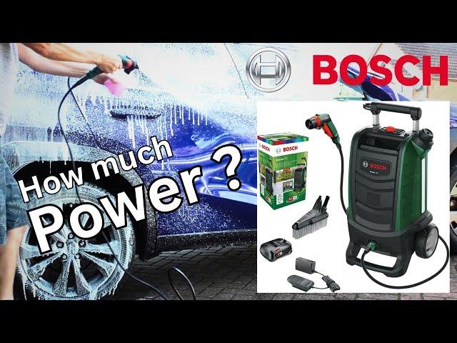 Bosch Fontus Cordless 18v Pressure Washer.  SNOW FOAM. Verified Purchase REVIEW