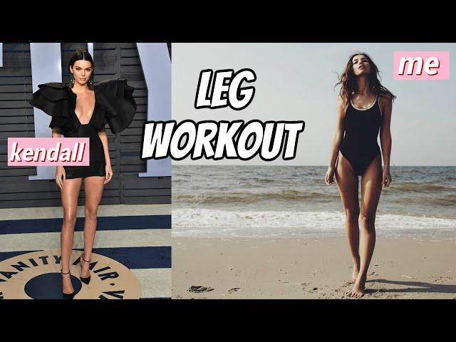 How to get LEAN LEGS like Kendall Jenner | Leg slimming workout