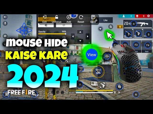 How to hide and show mouse cursor | GG mouse pro me mouse cursor ko show and hide kaise kare