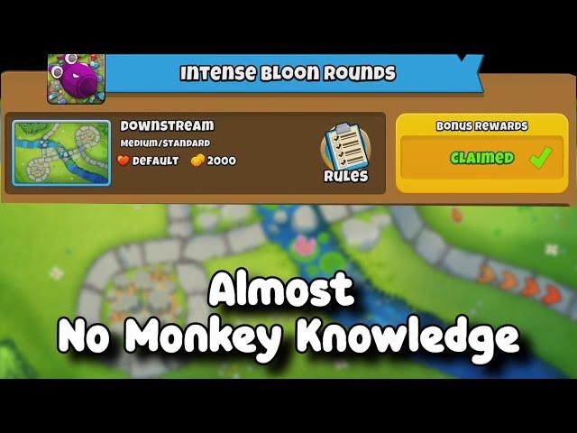 BTD6 Quest - Intense Bloon Rounds || Minimum Monkey Knowledge