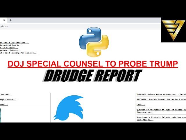 I built a DrudgeReport Website Clone with #Python #Flask and #BeautifulSoup | #192 (FGP #5)