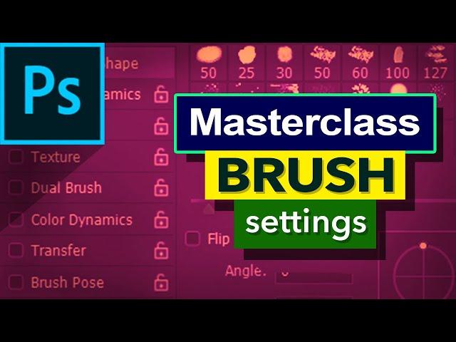  Brush Settings | Photoshop Tutorial | Artose