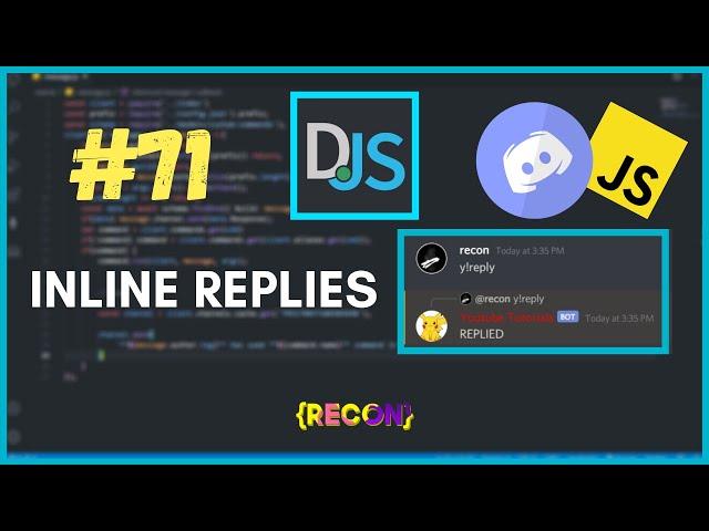 #71 Inline Replies (EASY) | discord.js tutorials