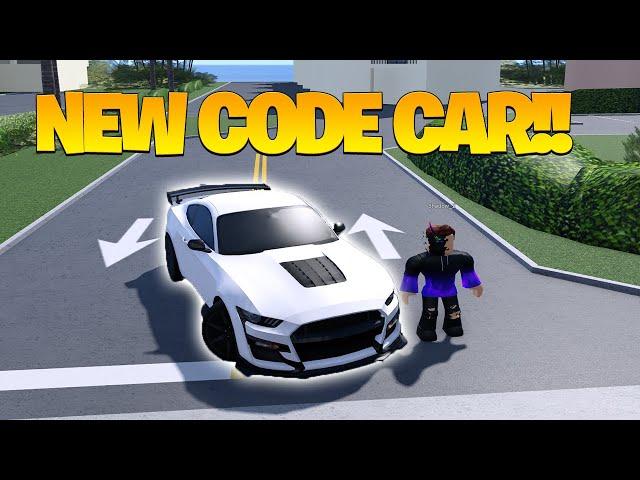 BRAND NEW CODE CAR!! Roblox Southwest Florida