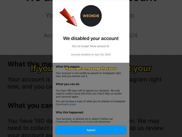 HOW TO RECOVER A DISABLED INSTAGRAM ACCOUNT