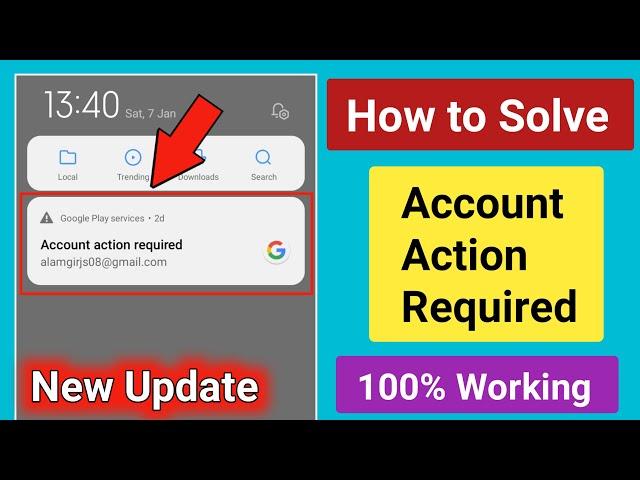 How to Remove Account action required New Update.Google Play Service account action required Fix