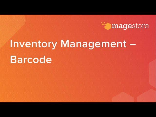 [Magestore POS for Magento] Inventory Management - Barcode