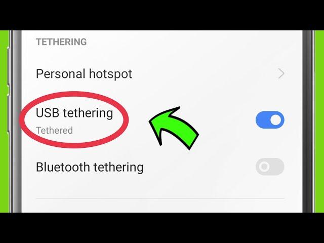 USB tethering not working | Fix USB tethering in Realme phones | USB tethering