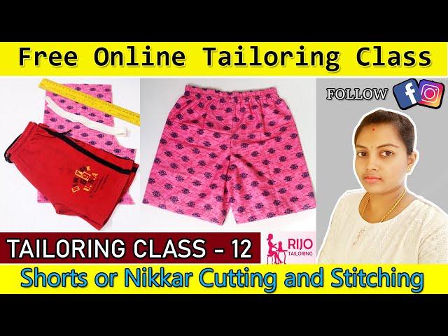 CLASS 12- Nikkar Cutting and Stitching | BASIC TAILORING CLASS | RIJO TAILORING | FREE CLASS