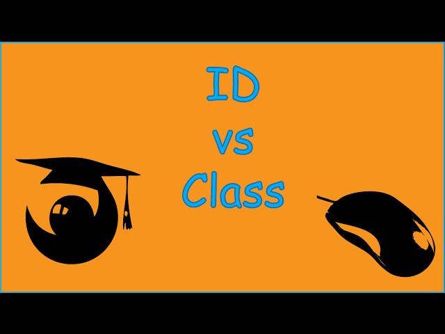 css id vs class attributes,  when to use id and when to use class, difference between id and class