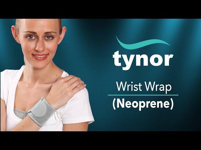 How to wear Tynor Wrist Wrap (Neoprene) for good hold and support of the wrist