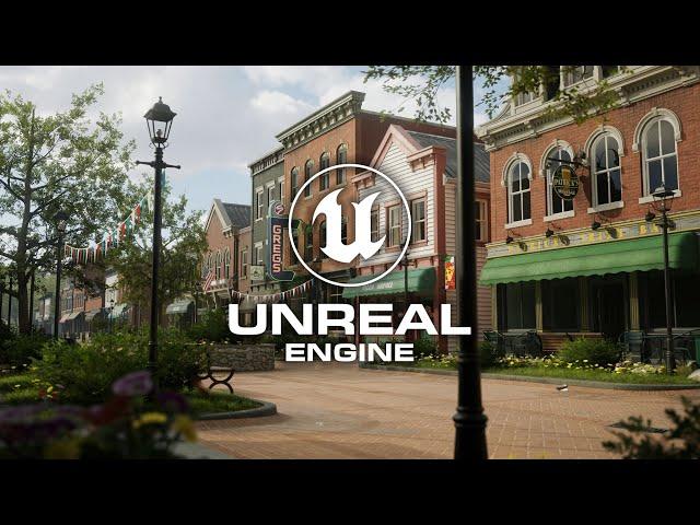 Small Town Stores | Unreal Engine 5 | Marketplace Modular Pack