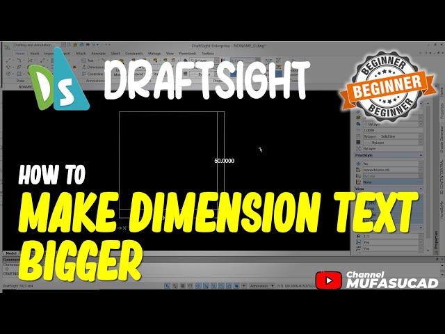 How To Make Dimension Text Bigger In Draftsight