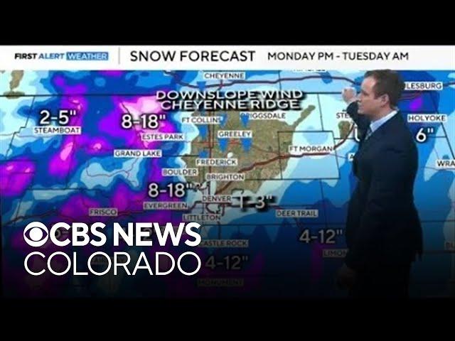 Rain, snow and wind across Colorado, higher uncertainty across Denver