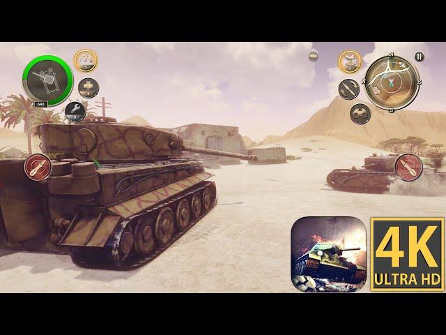 TIGER I - HEAVY TANK - Infinite Tanks WWII - 4K Mobile iOS Android - iPhone Pro Max - Atypical Games