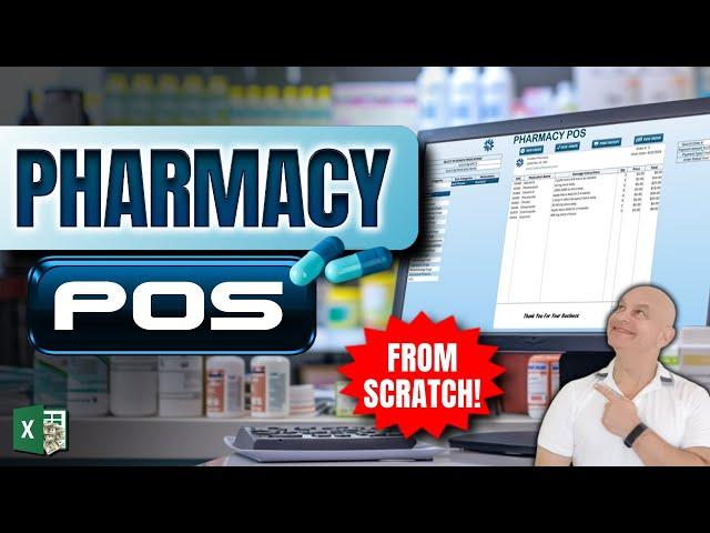 How To Build A Pharmacy Point Of Sale (POS) Application In Excel FROM SCRATCH