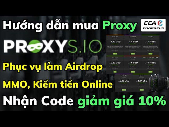 Hướng dẫn mua Proxy làm Airdrop uy tín trên Proxysio