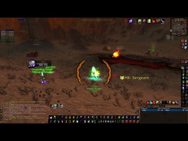 60 and geared SOD Ele Shaman PvP