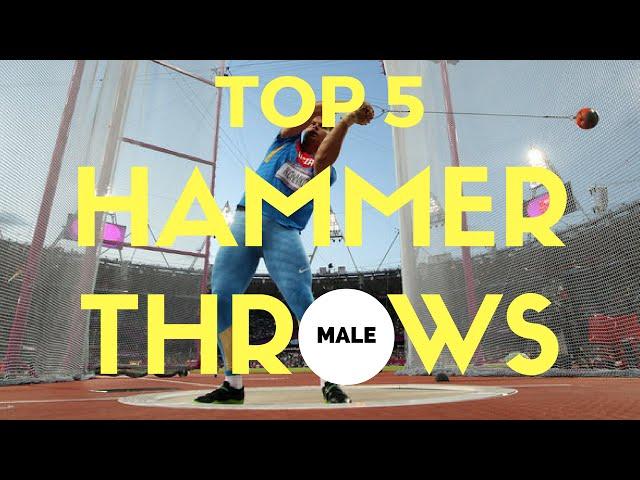 Top 5 | Hammer Throws | Hammer Throw World Records (Men)