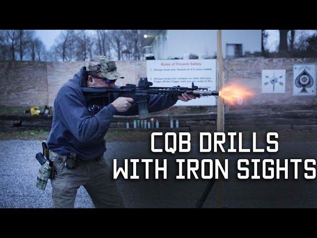 CQB Drills with Iron Sights | Tactical Rifleman