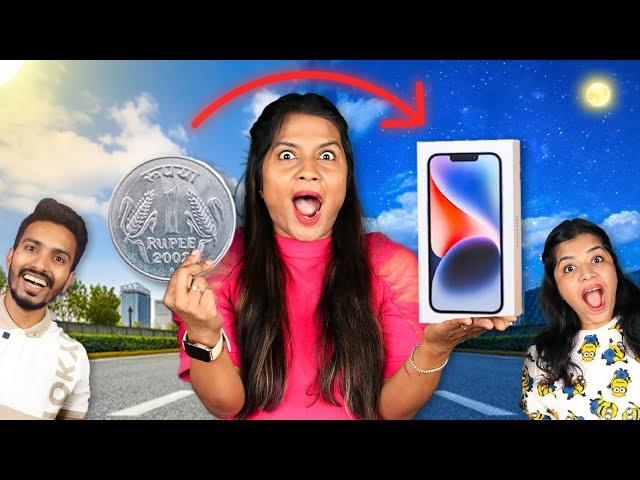 Turning 100 Rs Into an iPhone Challenge !!!