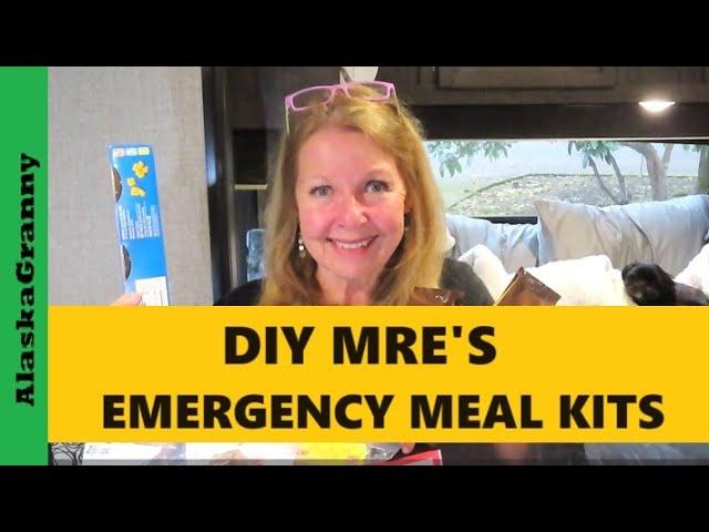 Emergency Meals In A Bag...Pantry Meal Kits...DIY MRE Prepping Meals